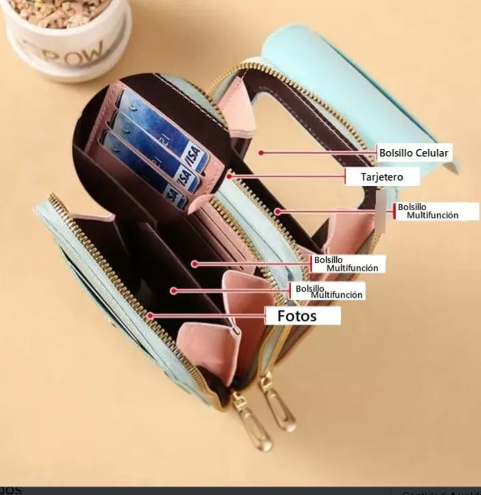 BOLSO DE LUJO PORTACELULAR